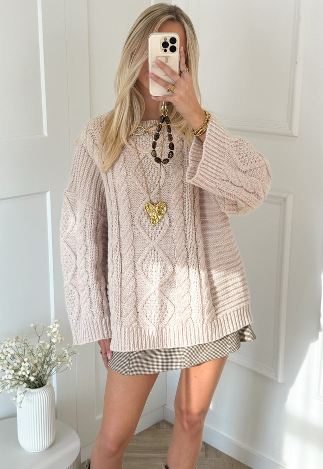 Famous Online Store Trui Cecile beige