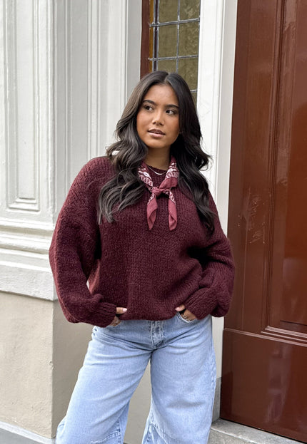 Famous Online Store Trui Ella bordeaux