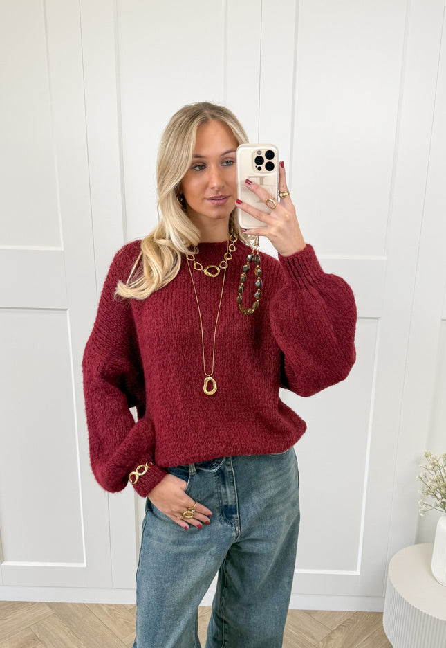 Famous Online Store Trui Ella bordeaux