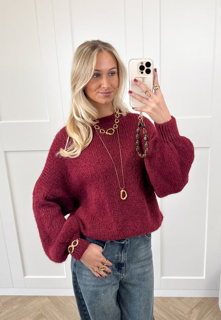 Famous Online Store Trui Ella bordeaux