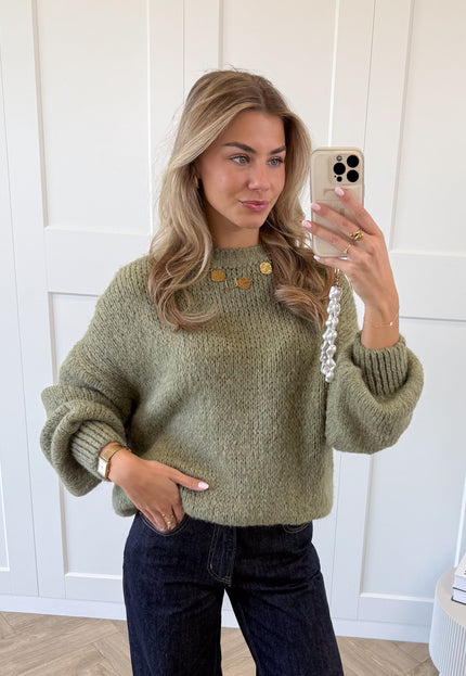 Famous Online Store Trui Ella groen