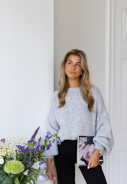Famous Online Store Trui Ella lichtgrijs