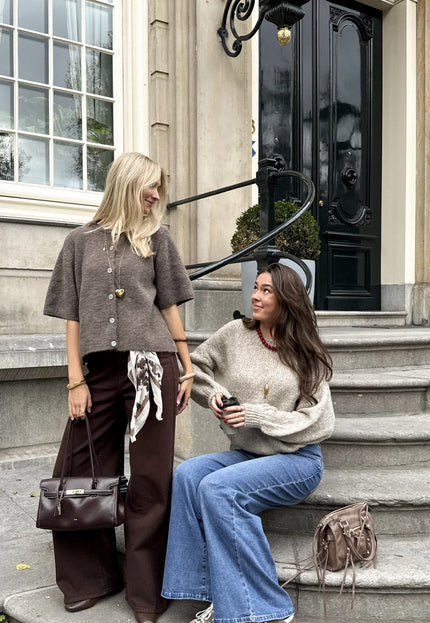 Famous Online Store Trui Ella taupe