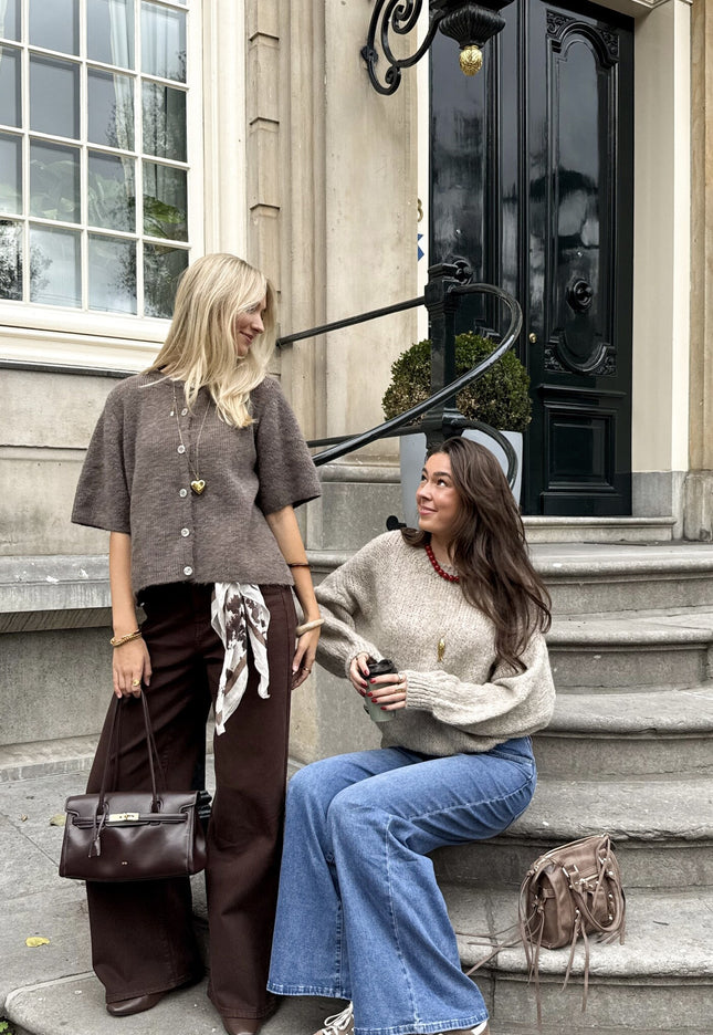 Famous Online Store Trui Ella taupe