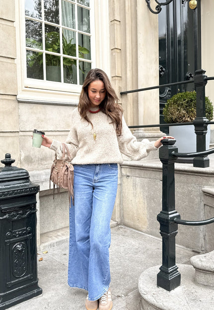 Famous Online Store Trui Ella taupe