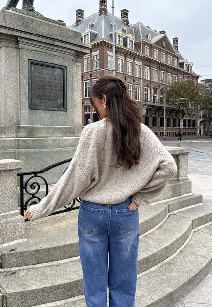 Famous Online Store Trui Ella taupe
