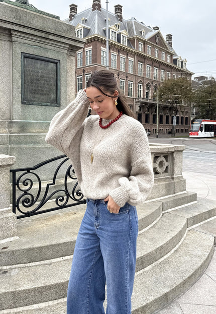 Famous Online Store Trui Ella taupe