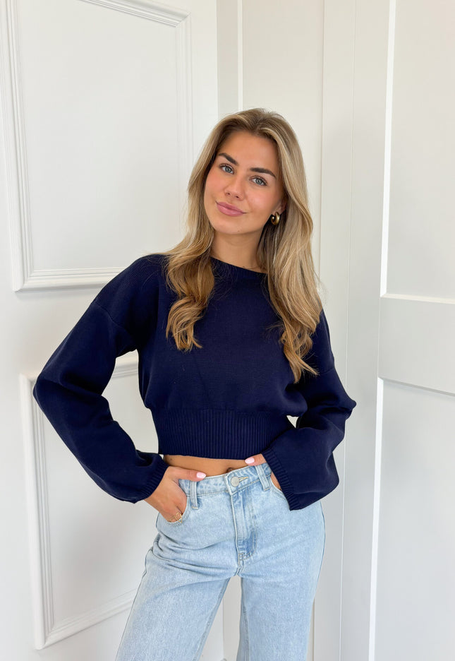 Famous Online Store Trui June blauw