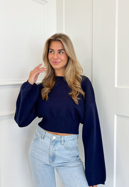 Famous Online Store Trui June blauw