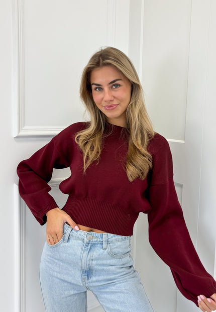 Famous Online Store Trui June bordeaux