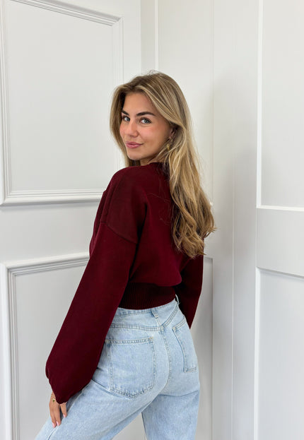 Famous Online Store Trui June bordeaux