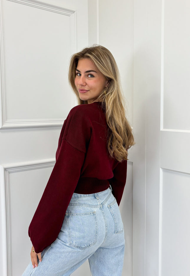 Famous Online Store Trui June bordeaux