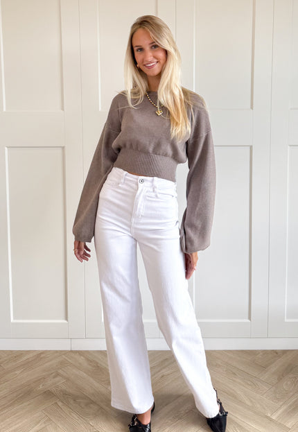 Famous Online Store Trui June taupe