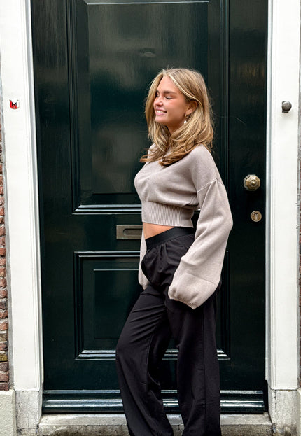 Famous Online Store Trui June taupe