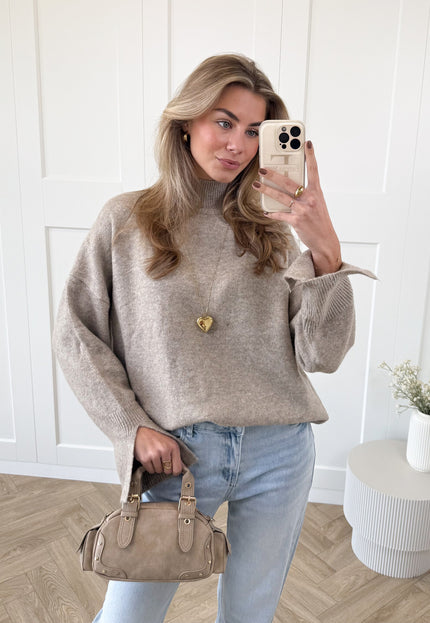 Famous Online Store Trui Liora taupe