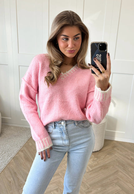 Famous Online Store Trui Maddie roze