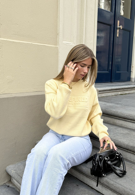 Famous Online Store Trui Maren geel