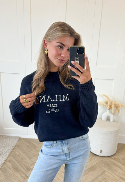 Famous Online Store Trui Milano blauw