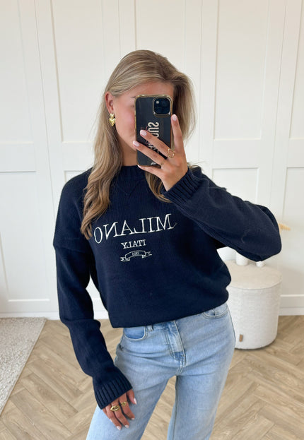 Famous Online Store Trui Milano blauw