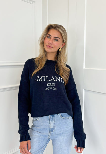 Famous Online Store Trui Milano blauw