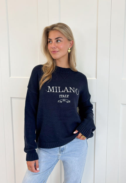 Famous Online Store Trui Milano blauw