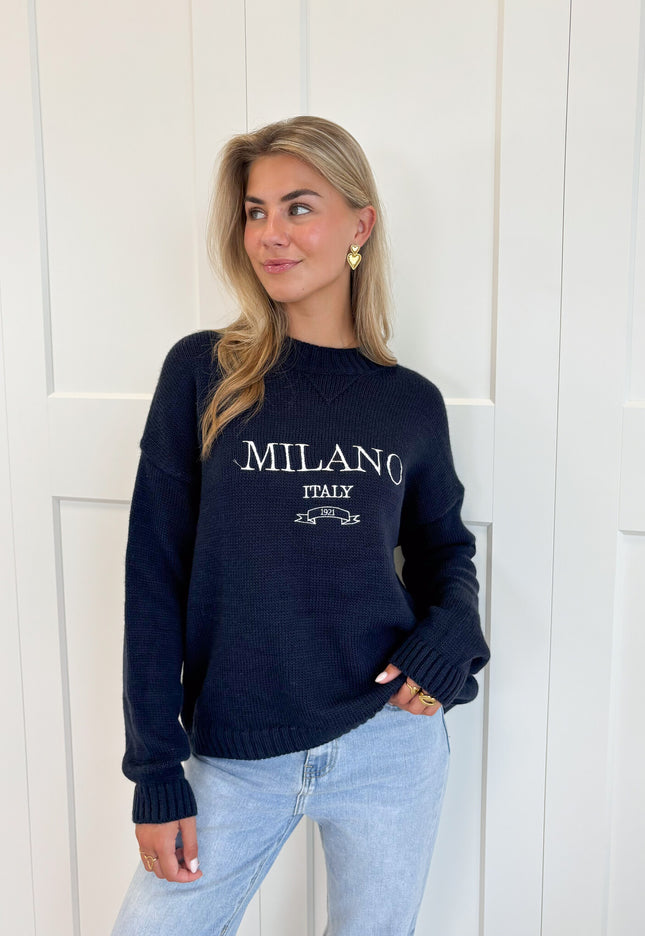 Famous Online Store Trui Milano blauw