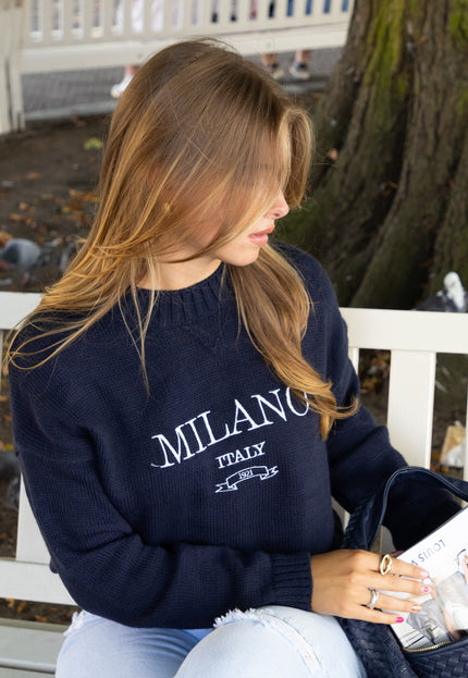 Famous Online Store Trui Milano blauw
