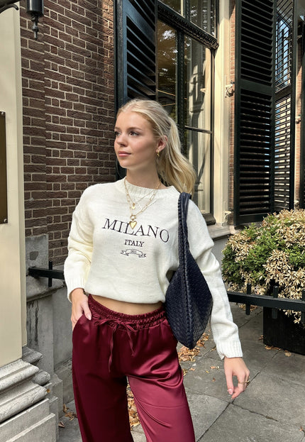 Famous Online Store Trui Milano wit