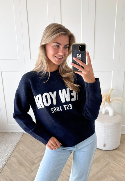 Famous Online Store Trui New York 1992 navy