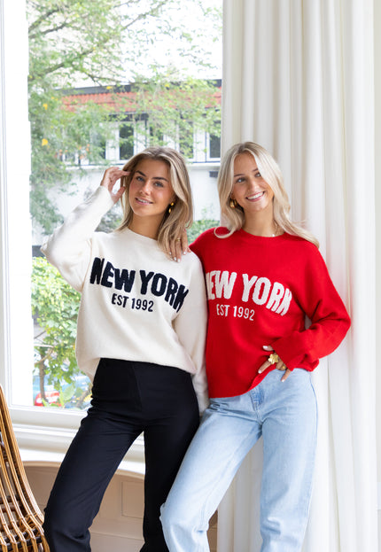 Famous Online Store Trui New York 1992 rood