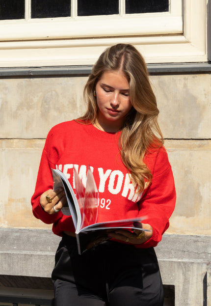 Famous Online Store Trui New York 1992 rood