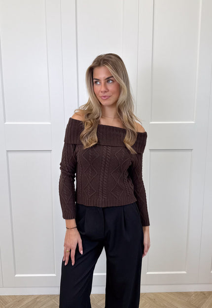 Famous Online Store Trui Noëlle Bruin