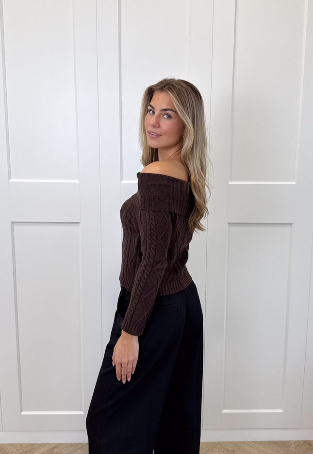 Famous Online Store Trui Noëlle Bruin