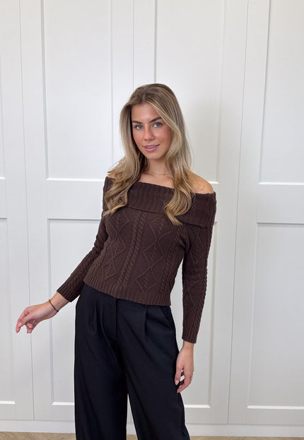 Famous Online Store Trui Noëlle Bruin