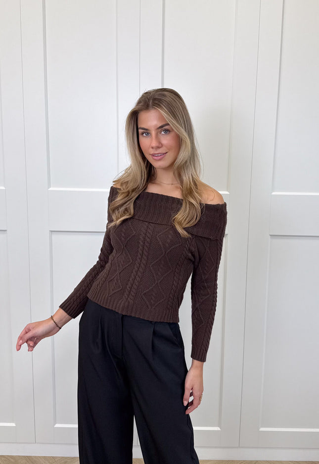 Famous Online Store Trui Noëlle Bruin