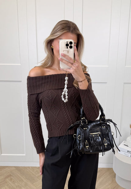 Famous Online Store Trui Noëlle Bruin