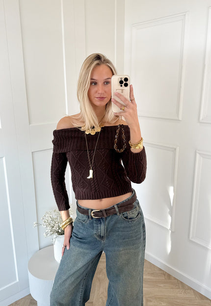 Famous Online Store Trui Noëlle Bruin