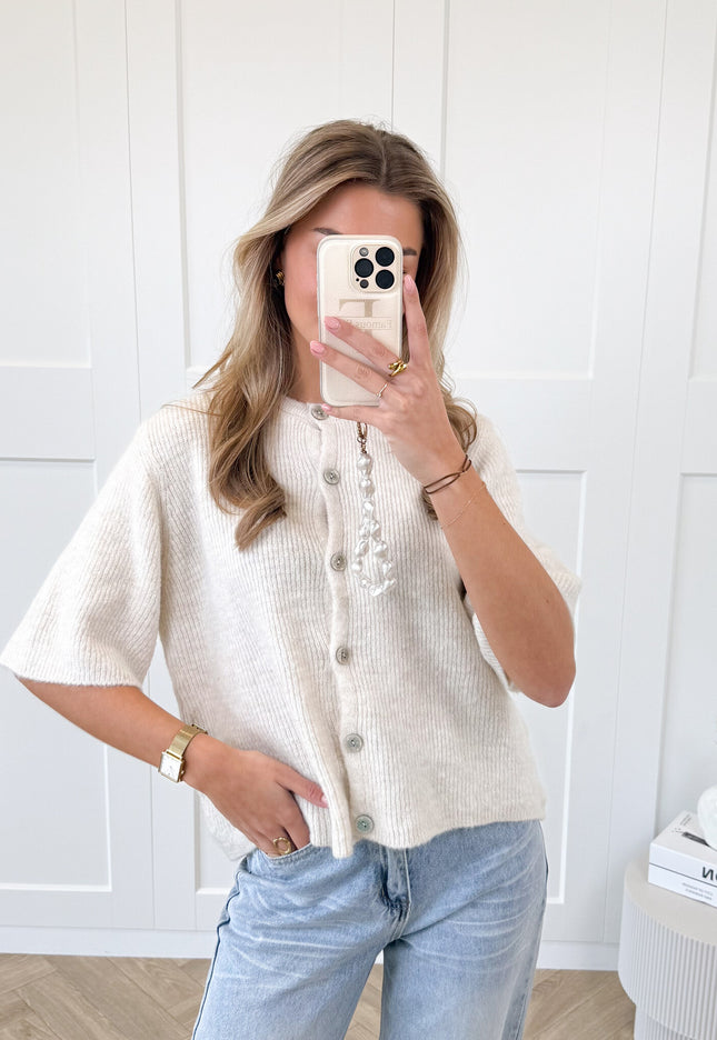 Famous Online Store Trui Nola beige