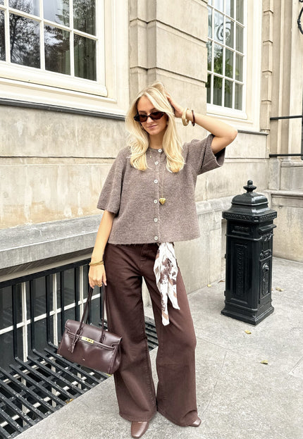 Famous Online Store Trui Nola bruin