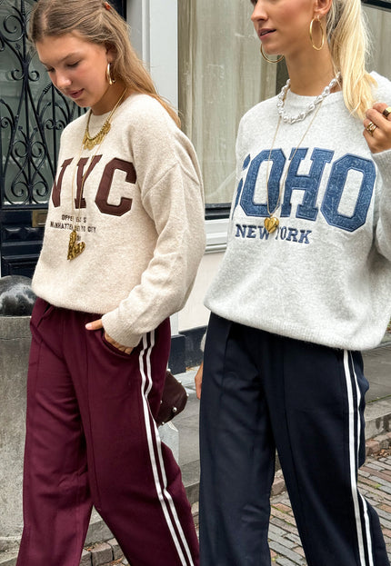 Famous Online Store Trui NYC beige