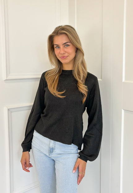 Famous Online Store Trui open back Bobbie zwart
