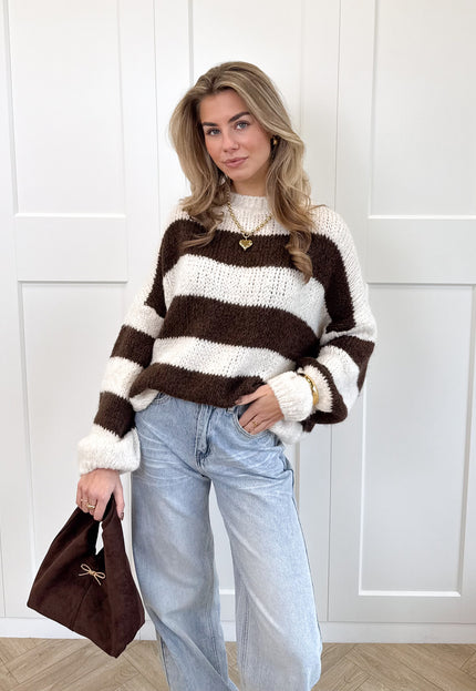 Famous Online Store Trui Rosalie bruin