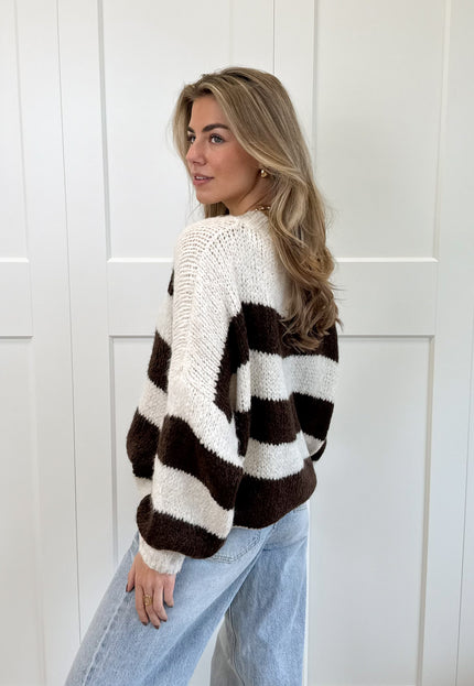 Famous Online Store Trui Rosalie bruin