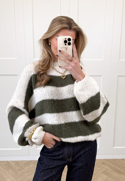 Famous Online Store Trui Rosalie groen