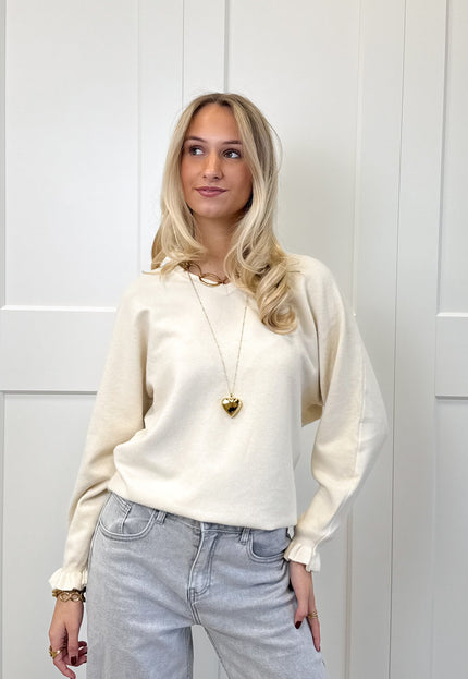 Famous Online Store Trui Sena beige