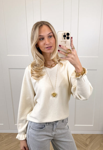 Famous Online Store Trui Sena beige