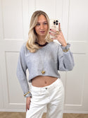 Famous Online Store Trui Sena grijs