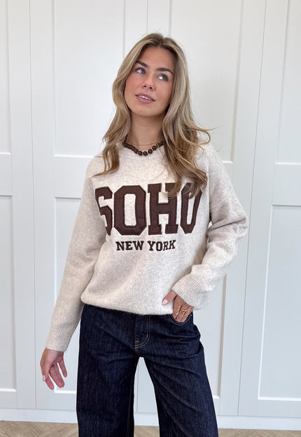 Famous Online Store Trui Soho beige