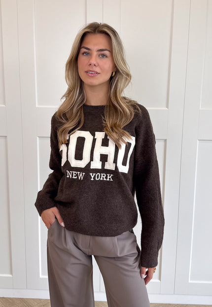 Famous Online Store Trui Soho bruin