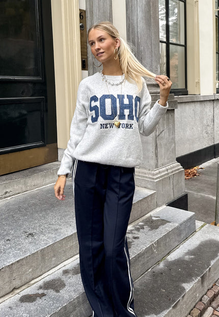 Famous Online Store Trui Soho grijs